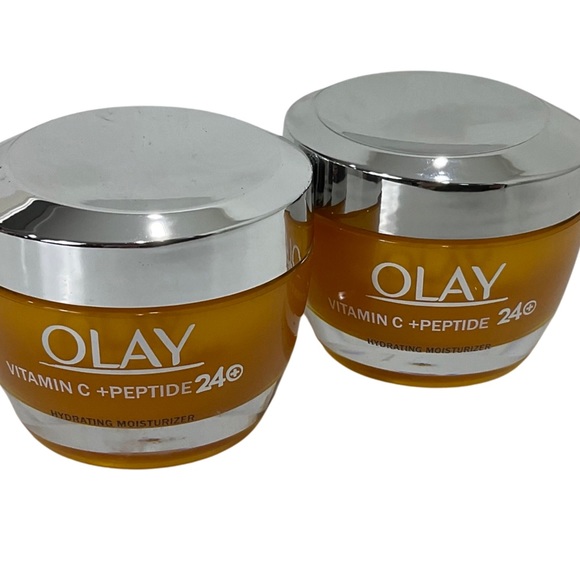 OLAY Skincare Olay Vitamin C Peptide 24 Hydrating Moisturizer 2 Full Size Jars Poshmark